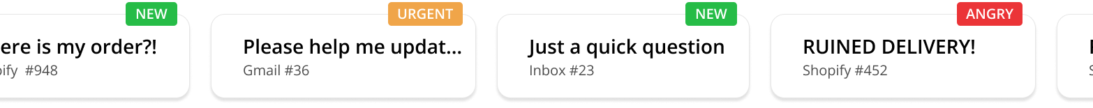 Auto tagging & routing - Use tags for organisation, reporting and more
