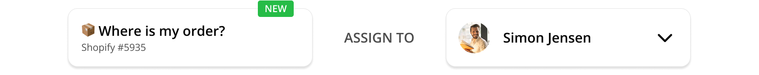 Team collaboration - Assign conversations to agents